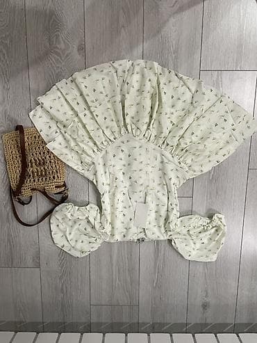 летний платья: Повседневное платье, Made in KG, Лето, Длинная модель, L, XL, S — 1