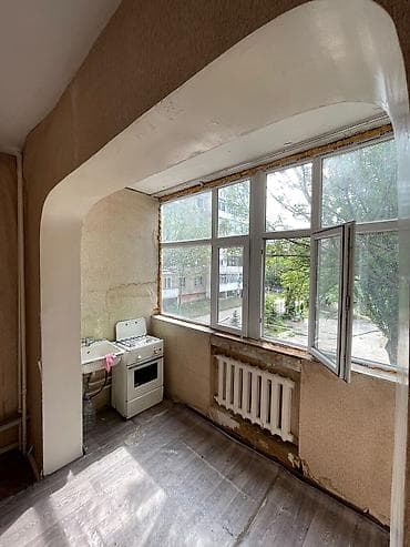 Батирлер: 1 бөлмө, 45 м², 105-серия, Аламедин-1 мкр 105-серия, 2 кабат, Эски ремонт — 4