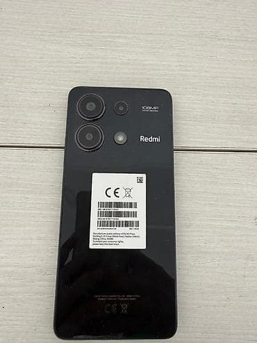 iphone pro max: Redmi, Redmi Note 13, Б/у, 128 ГБ, цвет - Черный, 2 SIM — 2