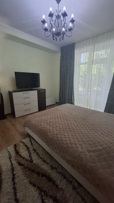 сдаю комнату каракол: Квартира, ЦО Карвен 4 сезона, Сары-Ой, Детская площадка, Парковка, стоянка, Охраняемая территория — 8