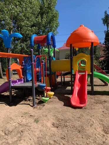 Детская горка Для улицы, Пластик, Новый