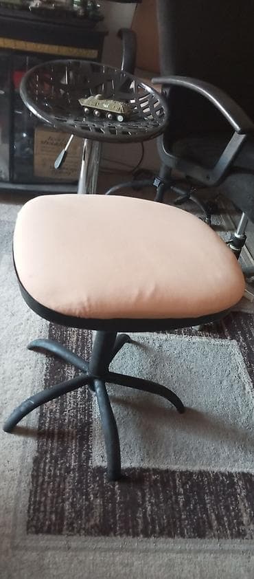 Офисная мебель: Барный стул, Б/у, Пластик — 7