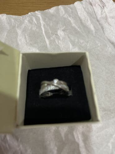 аксессуары для свадебного платья: Кольцо, Коктейльное, Проба 925, Женские, Топаз, Циркон, Новый — 10