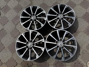 583 585: Литые Диски R 17 Toyota, Комплект, отверстий - 5, Б/у — 5