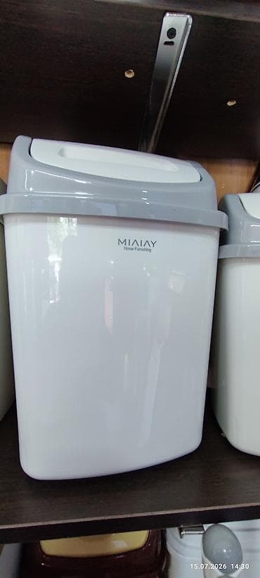 Чарбалык товарлар: Пластиковые мусорные ведра MIAIAY Home Furnishing. 8Л 450. 12л-500 - — 2