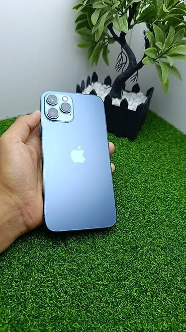IPhone 12 Pro Max, Б/у, 128 ГБ, Pacific Blue, Защитное стекло, 92 % at lalafo.kg IPhone 12 Pro Max, Б/у, 128 ГБ, Pacific Blue, Защитное стекло, 92 %