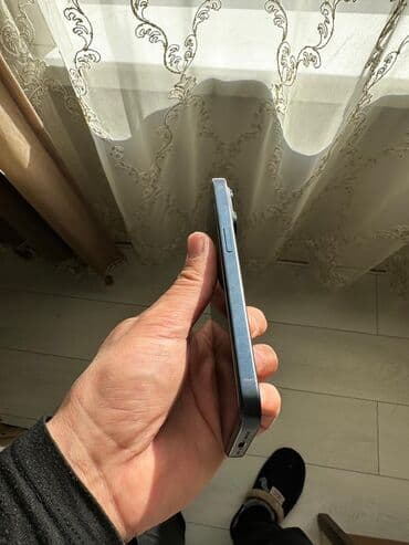 iphone xe: IPhone 15 Pro, Б/у, 256 ГБ, Blue Titanium, Чехол, Зарядное устройство, Защитное стекло, 88 % — 7