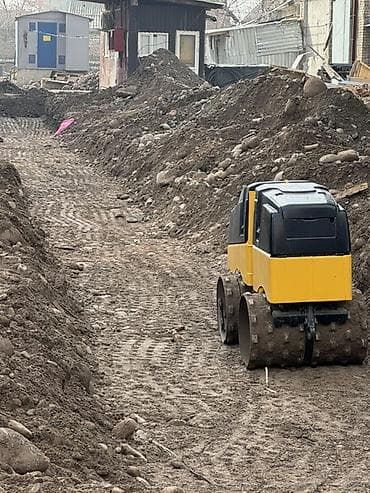 Услуги аренда катка Траншейный каток Виброкаток Кулачковый каток
