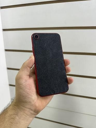 IPhone Xr, Б/у, 128 ГБ, Красный, Защитное стекло, Чехол, 75 %