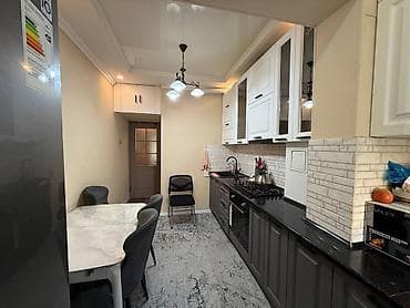 квартира ташрабат: 3 комнаты, 63 м², 105 серия, 5 этаж, Евроремонт — 2