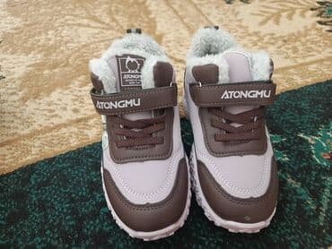 детский зимний комбез для новорождённых: Детские зимние ботинки,новые ATONGMU 31 размер(пожалуйста) - — 5