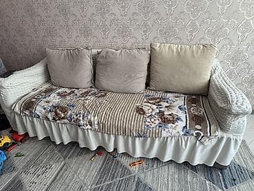 3м: Прямой диван, Б/у — 2