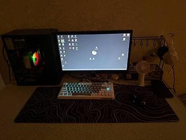 Компьютер, ядролор - 4, ОЭТ 16 ГБ, Оюндар үчүн, Intel Xeon, AMD Radeon RX 580, HDD + SSD