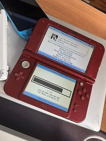 poco 2: New Nintendo 3DS XL, Metallic Red, родной кузов, экраны живые, на — 4