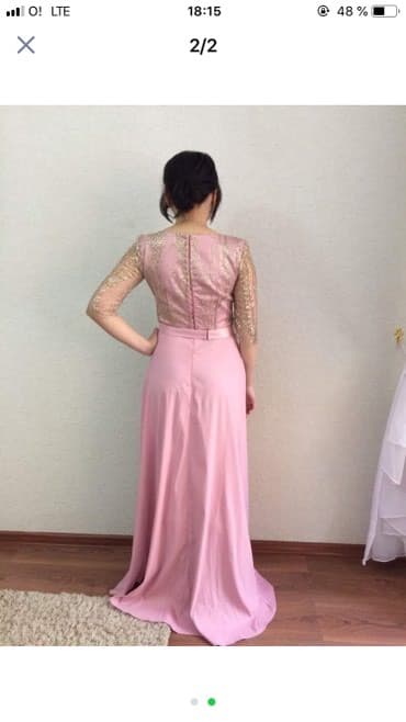 вечерний костюм: Платье идеально на выпускной и Кыз узатуу. Размер S-M. Сшили на заказ — 2