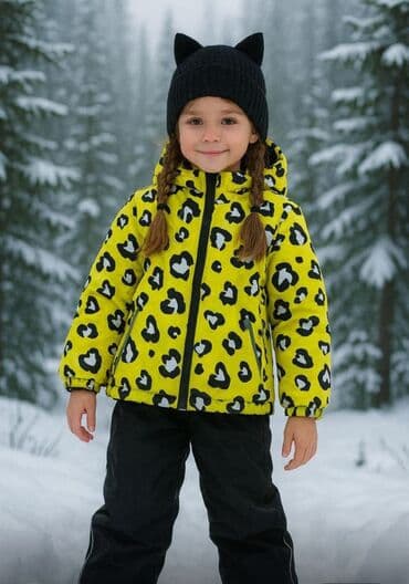 куртка малчиковый: Комплект, цвет - Желтый, Б/у — 1