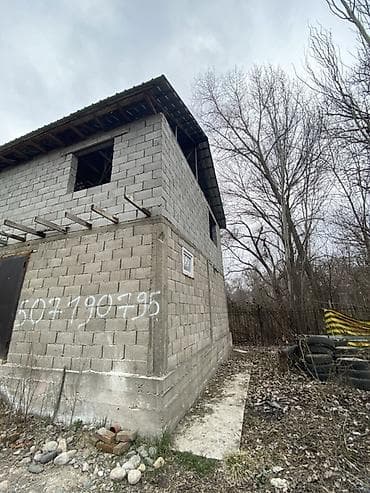 турмуш куру: Двухэтажное здание из шлакоблока/газоблока на монолитном ленточном — 2