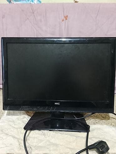 ps2 hdmi: HKC ЖК-телевизор/монитор, диагональ около 19–22". Черный корпус — 1