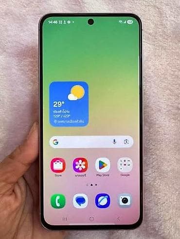 pixel 9a: Samsung Galaxy A56, Б/у, 128 ГБ, цвет - Бежевый, 1 SIM, 2 SIM, eSIM — 3