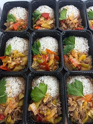 Вкусные горячие сытные обеды ужины от 150 и высшее доставляем