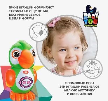 игрушкаи: Развивающая игрушка «Умный попугай» — интерактивный говорун для — 5