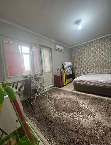 Недвижимость: 1 комната, 35 м², 105 серия, Аламедин-1 мкр 105 серия, 7 этаж, Косметический ремонт — 1