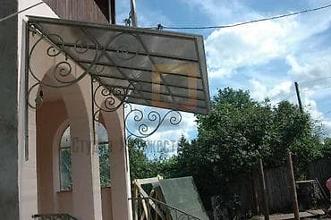 тента: Козырьки и навесы над входом из поликарбоната с коваными элементами — 3