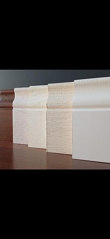 плинтус оптом: МДФ, Новый, цвет - Белый, Гарантия — 2
