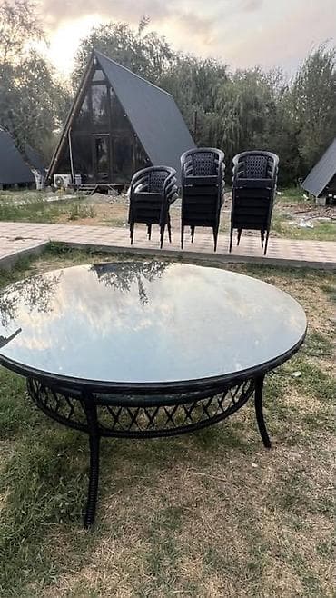 Комплектующие для мебели: Комплект садовой мебели, Ротанг — 8