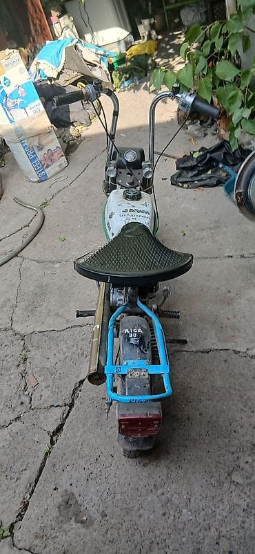 электо мото: Мини мотоцикл 100 куб. см, Бензин, Взрослый, Б/у — 4