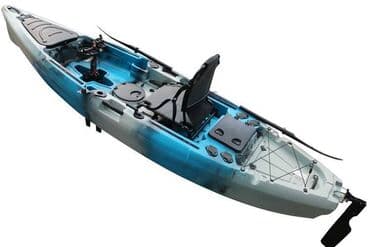 купить прикормочный кораблик для рыбалки: Каяки рыболовные, педальные, с плавниковым приводом и ручным рулевым — 6