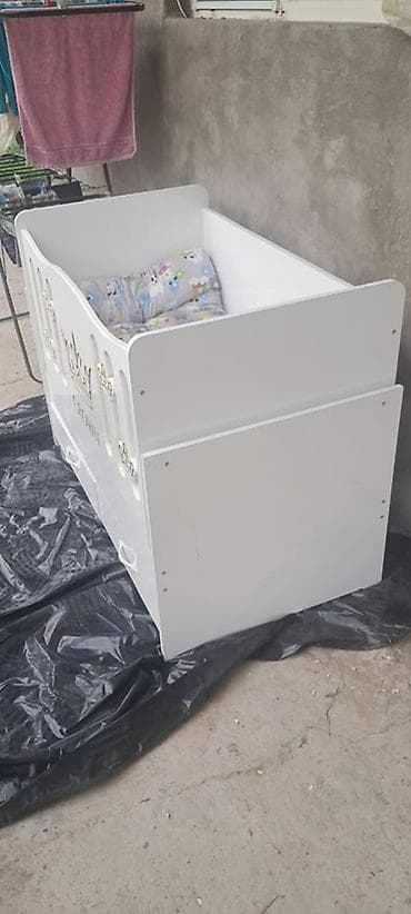 качалку: Люлька, Качалка, ДСП, цвет - Белый — 3