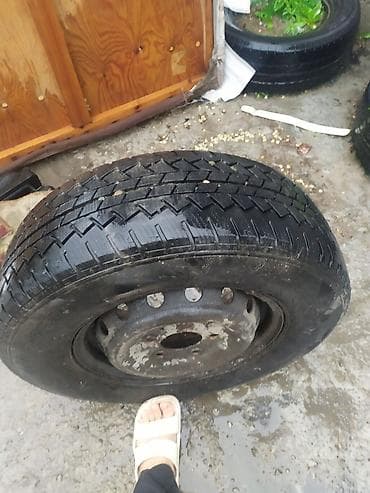 winter: Колеса в сборе 225 / 70 / R 15, Зима, Б/у, Легкий коммерческий транспорт (C/LT), Железные — 5