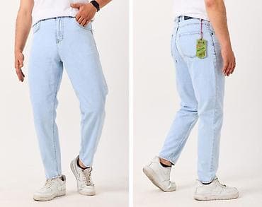 Көйнөктөр: Мужские джинсы ROSSOJA - Посадка: средняя, классическая пятикарманная — 6