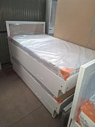 детскую кровать турция: Односпальная кровать, Новый, С матрасом, длина - 200 см — 1