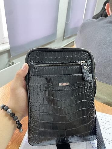 сумки яндекс доставка: Сумка через плечо BOTUN, черная, с тиснением под крокодила. - Формат — 1