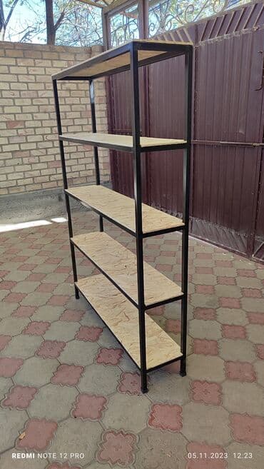 Стеллаж каркас металлический полки из ОСБ без доставки только