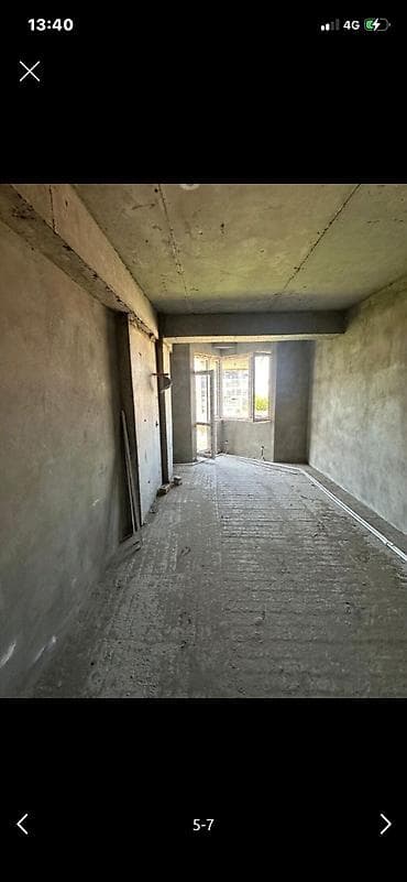 Недвижимость: 1 комната, 45 м², Элитка, Джал мкр (в т.ч. Верхний, Нижний, Средний) Элитка, 10 этаж, ПСО (под самоотделку) — 10