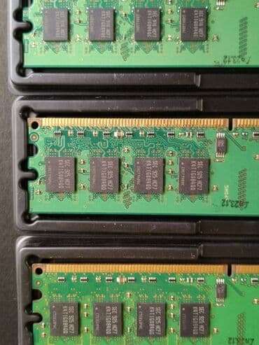 ddr3 2gb pc3 10600 dimm: Оперативная память, Б/у, Samsung, 2 ГБ, DDR2, 800 МГц, Для ПК — 5