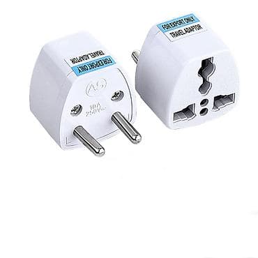 Адаптер питания/ travel USA на ЕС ЕВРО (250V, 10A, White)