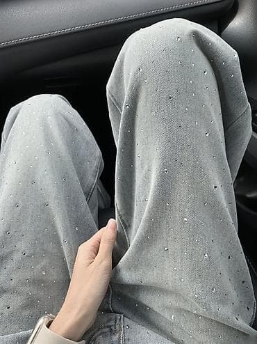 широкие джинсы мужские бишкек: Джинсы, Прямые, Средняя талия, M — 2