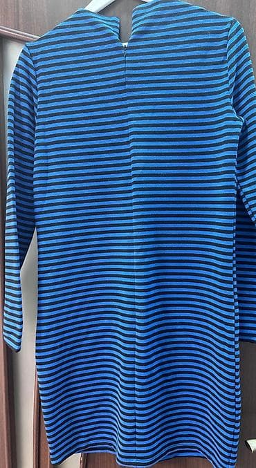 мода: Повседневное платье, Короткая модель, Полиэстер, Прямое — 5