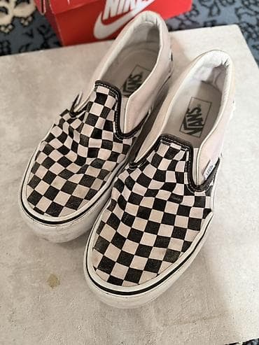 Vans Classic Slip-On Checkerboard - Модель: Classic Slip-On - Принт