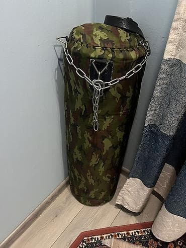 камуфляжный: Боксёрский мешок с цепной подвесной системой. - Тип: подвесной мешок — 1