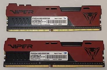 nvidia geforce: Оперативная память, Б/у, Patriot, 16 ГБ, DDR4, 3200 МГц, Для ПК — 1