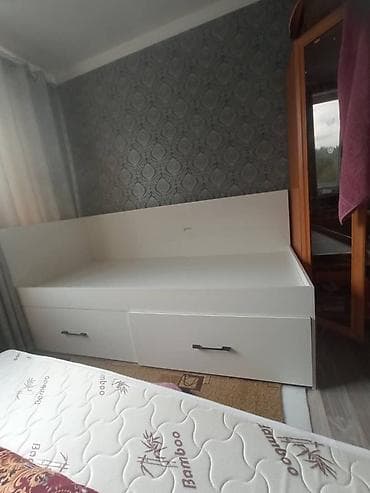 bunk bed: Односпальная кровать, С ящиком для хранения, длина - 195 см — 4