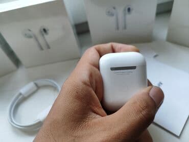 скупка аирподс: Вкладыши, Apple, Новый, Беспроводные (Bluetooth), Классические — 2