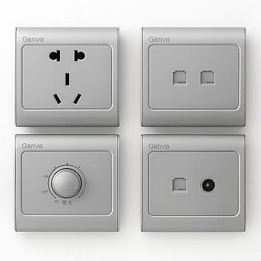 spada step: Розетка GANVA, интересного дизайна, цена за 1 шт — 1