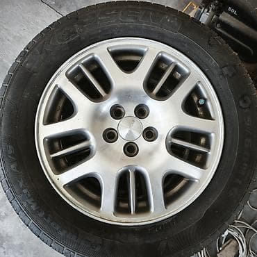 колпаки для авто: Колеса в сборе 215 / 60 / R 16, Лето, Б/у, Комплект, Легковые, Литые, отверстий - 4 — 5