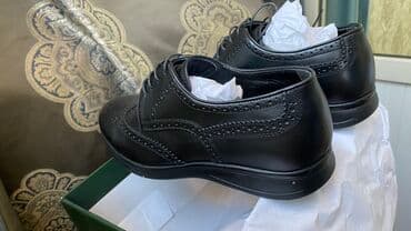 обувь в школу: Новые Oxford, натуральная кожа, абсолютно новая и плоская подошва — 6